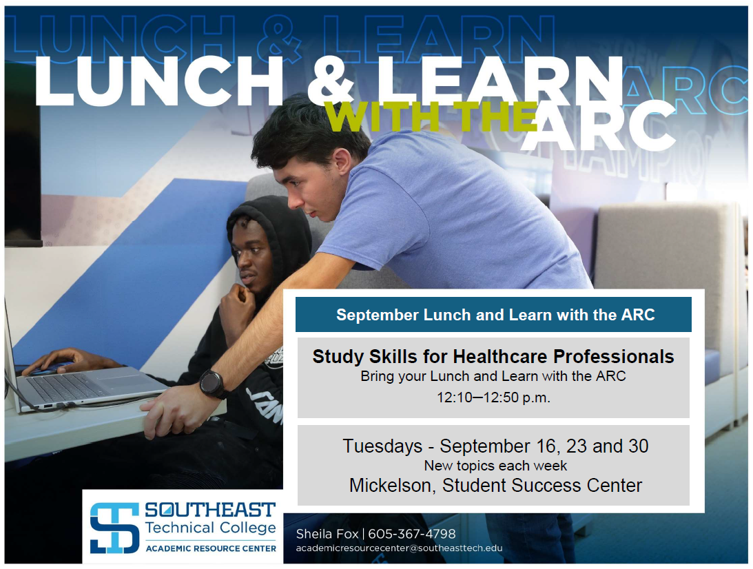 Lunch and Learn - Study Skills for Healthcare Professionals